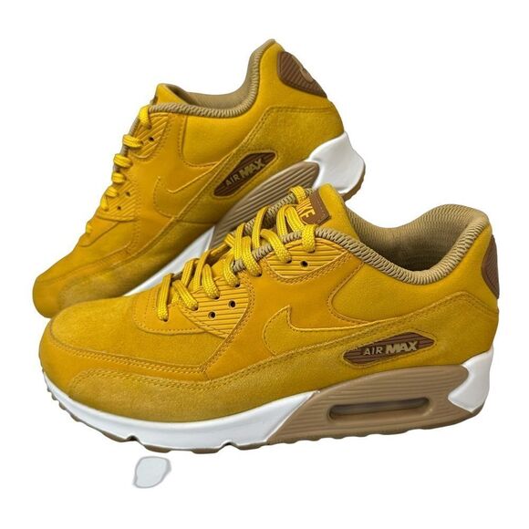 Air Max 90 SE 'Mineral Yellow' Suede Size 8 - Picture 6 of 16